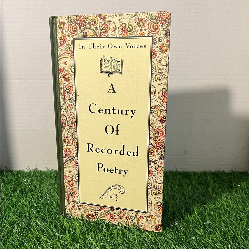 A Century of Recorded Poetry - Cream and Brown Coffee Table Book